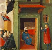 Fra Angelico Giving Dowry to Three Poor Girls oil painting on canvas